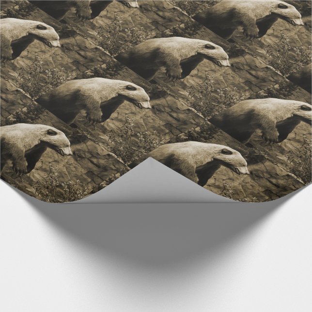 Proud Bear Wrapping Paper (Corner)
