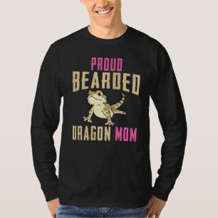 Proud Bearded Dragon Mom Reptile Lizard Gecko Wome T-Shirt