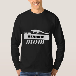 Proud Beardie Mom Bearded Dragon T-Shirt