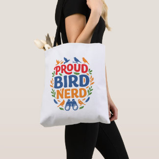PROUD BIRD NERD TOTE BAG