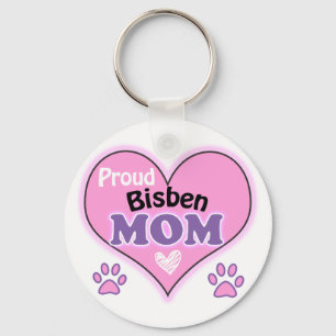Proud Bisben Mom Keychain