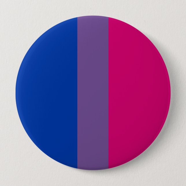 Proud Bisexual 4 Inch Round Button (Front)