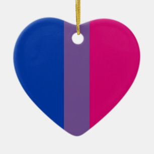 Proud Bisexual Ceramic Ornament