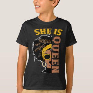 Proud Black African American Ladies Black History T-Shirt