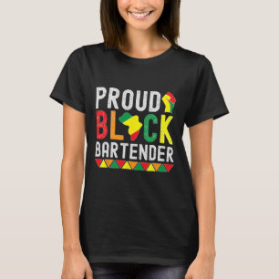 Proud Black Byrtender Black History Month For Rten T-Shirt