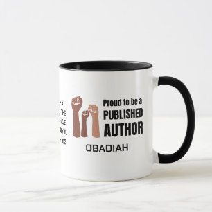 PROUD BLACK PUBLISHEFD AUTHOR Melanin Christian  Mug