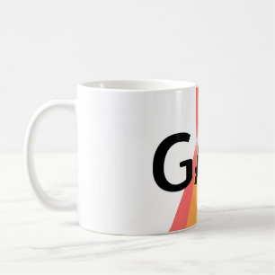 Proud & Bold – "GAY" Typography with Radiant Verti Coffee Mug
