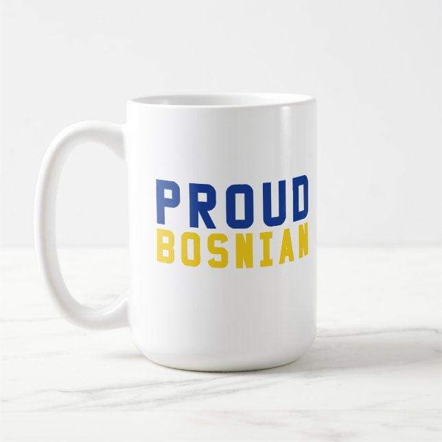 Proud Bosnian Coffee Mug (Left)