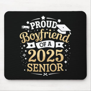 Proud Boyfriend Of A 2025 Graduate Graduation Mouse Pad