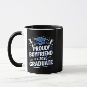 Proud Boyfriend of a 2026 Graduation Couples Mug