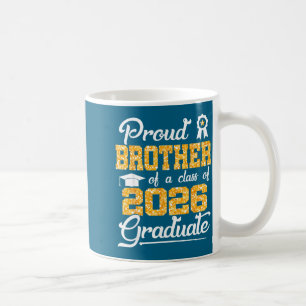 Proud Brother Class 2026 Senior Design Coffee Mug