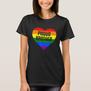 Proud Brother Lgbt Pride Family Support Pride Mo T-Shirt