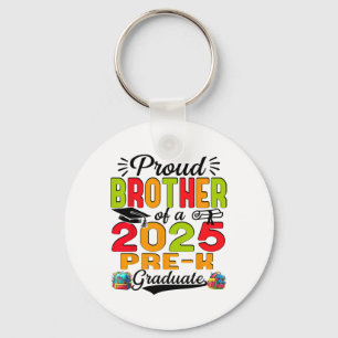 Proud Brother Of 2025 Pre-k Graduate Father’s Day  Keychain