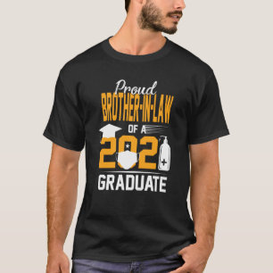 Proud Brother Of A 2021 Graduate Face Mask Hand Sa T-Shirt