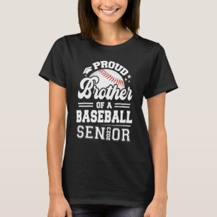 Proud Brother Of A Baseball Senior 2023 Graduation T-Shirt
