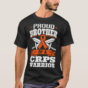 Proud Brother Of A CRPS Warrior RSD Awareness Ribb T-Shirt