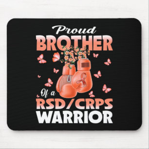 Proud Brother Of A Rsd Crps Warrior Awareness Boxi Mouse Pad