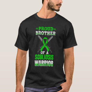 Proud Brother Of A Scoliosis Warrior  Scoliosos su T-Shirt