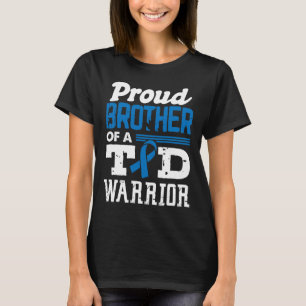 Proud Brother Of A T1D Warrior Diabetes Awareness T-Shirt