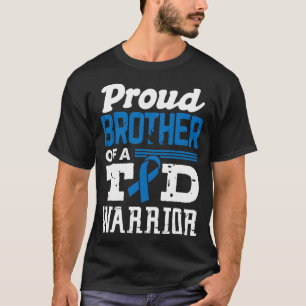 Proud Brother Of A T1D Warrior Diabetes Awareness T-Shirt