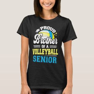 Proud Brother Of A Volleyball Senior 2024 Graduate T-Shirt