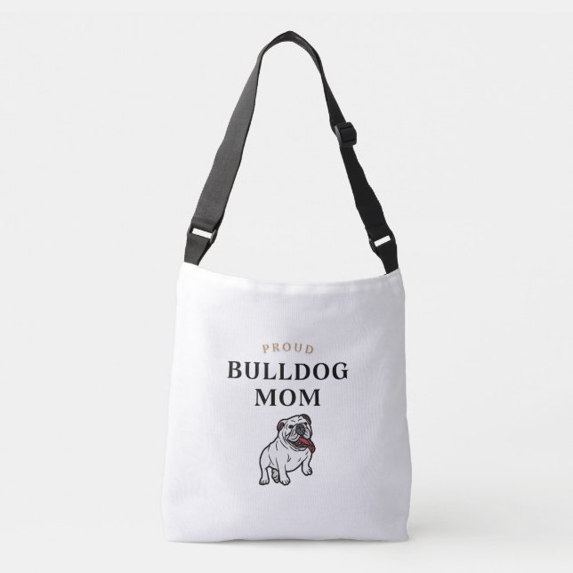 Proud Bulldog Mom Tote (Front)