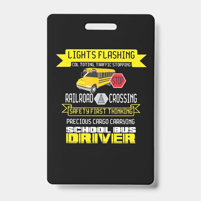 Proud Bus Driver Badge (Front)