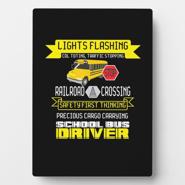 Proud Bus Driver Plaque (Front)