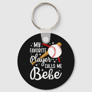 Proud Bysebyll Bebe Of A Bysebyll Player Bebe Keychain