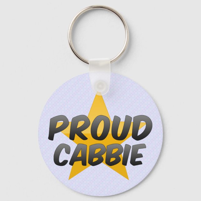 Proud Cabbie Keychain (Front)