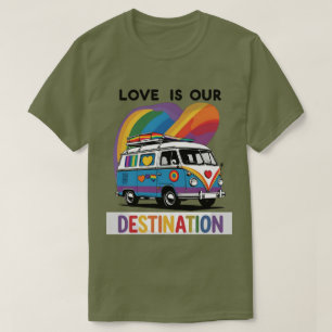 Proud Camper - T-shirt Pride RV Arc-en-ciel