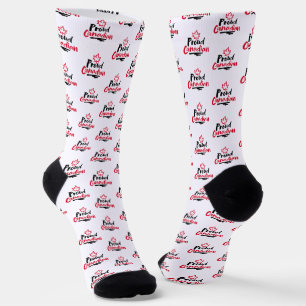 Proud Canadian - Canada is not for Sale Free Leaf Socks
