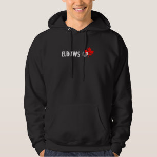 Proud Canadian Elbows Up patriotic Canada Strong a Hoodie