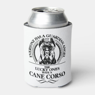 Proud Cane Corso Guardian Angel dog quote Can Cooler