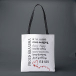 Proud Cat & Dog Grandma Tote Bag<br><div class="desc">Celebrate your pet-loving spirit in style with our customizable Cat and Dog Grandma Tote Bag! This charming tote features an adorable pet illustration and whimsical character traits to honour your beloved fur babies. Whether you're a proud "Cat Grandma, " "Dog Grandma, " or both, this tote makes a thoughtful gift...</div>