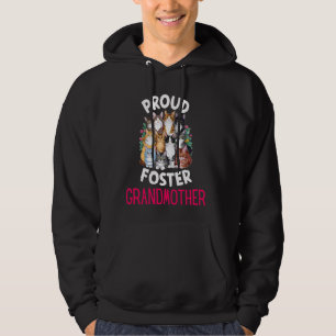 Proud Cat Foster Grandmother Cat Adoption Hoodie