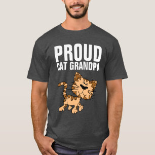 PROUD CAT GRANDPA T-SHIRTS