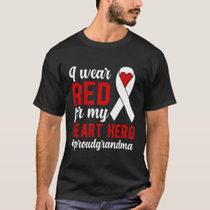 Proud Chd Warrior Grandma Congenital He Disease Gr T-Shirt