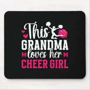 Proud Cheer Grandma Of A Cheerleader Grandmother _ Mouse Pad