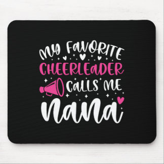 Proud Cheer Nana Grandma Of A Cheerleader Nana Mouse Pad
