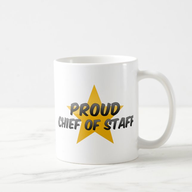 Proud Chief Of Staff Coffee Mug (Right)