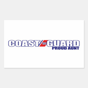 Proud Coast Guard Aunt Sticker