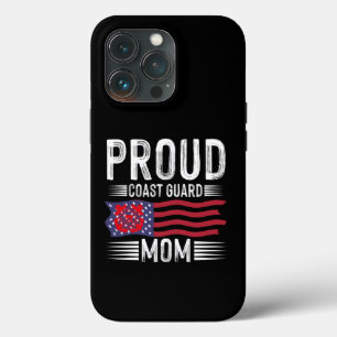 Proud Coast Guard Mom: Support Our Nation's Heroes iPhone 13 Pro Case