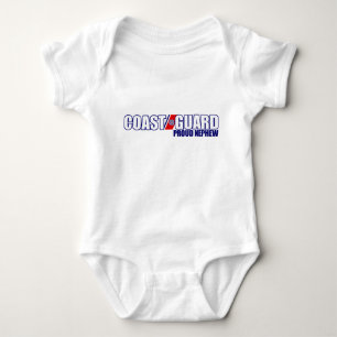 Proud Coast Guard Nephew Baby Bodysuit