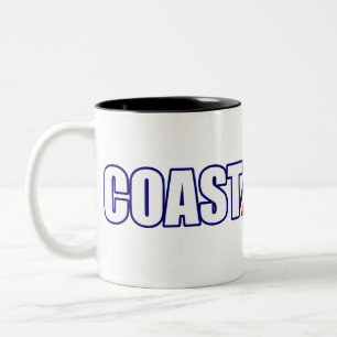 Proud Coast Guard Wife Two-Tone Coffee Mug