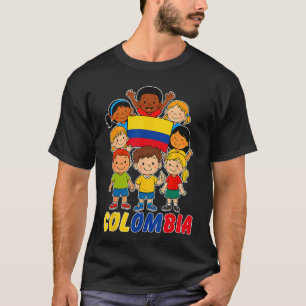 Proud Colombia Hispanic Heritage Month Colombian F T-Shirt