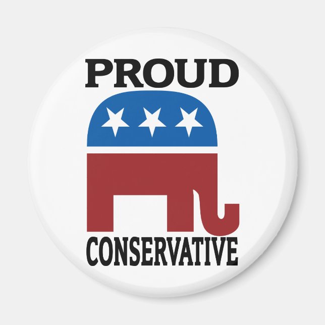 Proud Conservative Magnet (Front)
