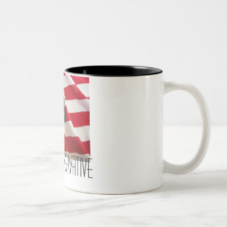PROUD CONSERVATIVE Two-Tone COFFEE MUG