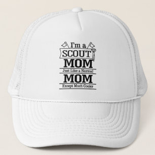 Proud Cool Scout Mom Trucker Hat