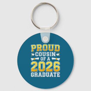 Proud Cousin 2026 Graduate Class Keychain